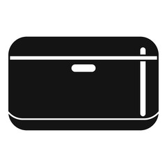 Poster - Home smart speaker icon. Simple illustration of home smart speaker vector icon for web design isolated on white background