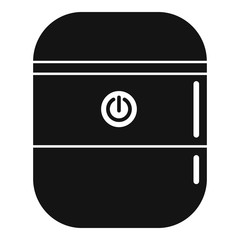 Poster - System smart speaker icon. Simple illustration of system smart speaker vector icon for web design isolated on white background