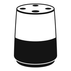 Poster - Audio smart speaker icon. Simple illustration of audio smart speaker vector icon for web design isolated on white background
