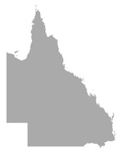 Karte Von Queensland