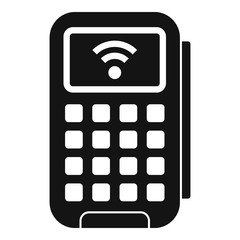 Poster - Smart door keypad icon. Simple illustration of smart door keypad vector icon for web design isolated on white background