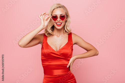 Fotomural Beautiful sexual young blonde woman