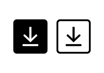 Poster - download symbol, Download icon vector