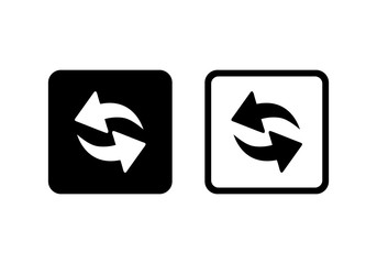 Poster - refresh symbol, reload icon vector