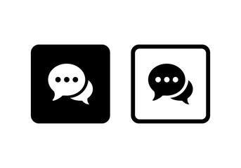Poster - Chat icon vector