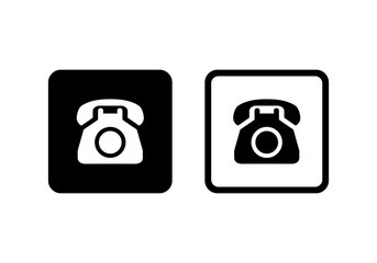 Poster - Telephone icon, Phone symbol vector