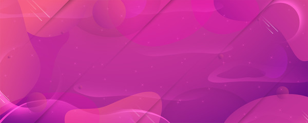 Wall Mural - Modern abstract background in liquid and fluid style. Trend design of the world. 3D illustration template for web banner, business presentation.
