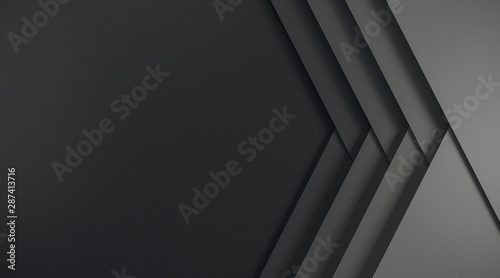 Abstract black web banner