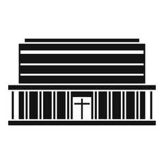 Poster - Center mall icon. Simple illustration of center mall vector icon for web design isolated on white background