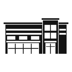Poster - commercial mall icon. simple illustration of commercial mall vector icon for web design isolated on 