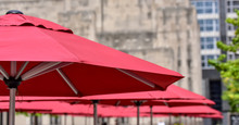 Urban Restaurant Outdoor Bistro Umbrellas 