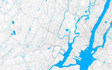  Rich detailed vector map of Newark, New Jersey, U.S.A.