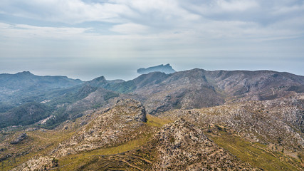 Wall Mural - Mallorca Majorca Spain Aerial Drone Photography