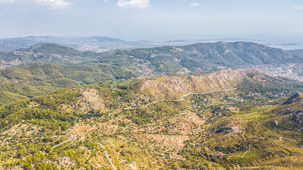 Wall Mural - Mallorca Majorca Spain Aerial Drone Photography