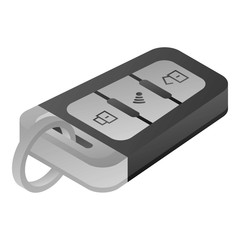 Poster - Car alarm system icon. Isometric of car alarm system vector icon for web design isolated on white background