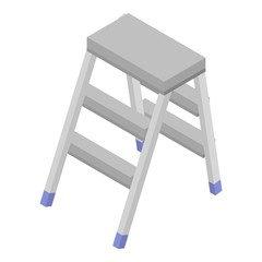 Poster - household ladder icon. isometric of household ladder vector icon for web design isolated on white ba