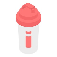 Poster - plastic shaker icon. isometric of plastic shaker vector icon for web design isolated on white backgr