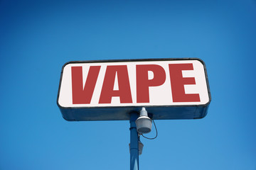 Wall Mural - vape sign