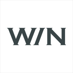 Wall Mural - win logo. symbol. victory sign icon. vector eps 10.