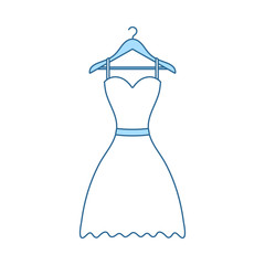 Sticker - Elegant Dress On Shoulders Icon