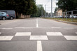 © STOATPHOTO - Speed bump. Speed limitation, traffic and safety