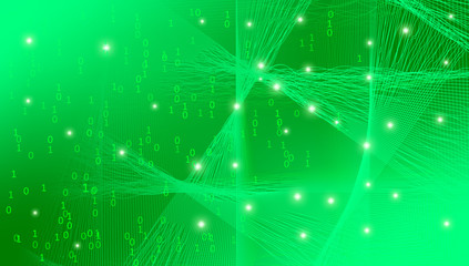 Wall Mural - glow big data infographic. business analysis.