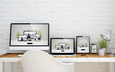 Poster - multidevice desktop web responsive design