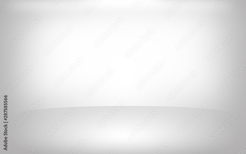 Gray empty room studio gradient with spotlight used for background and ...