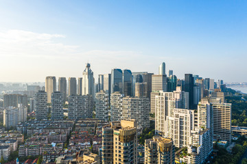  city skyline in hangzhou china