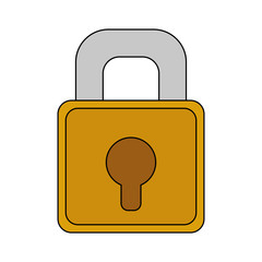 Poster - Isolated padlock vector design