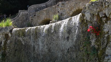 Wall Mural - Florence, Italy. fountain with water games near the Piazzale Michelangelo in Florence.