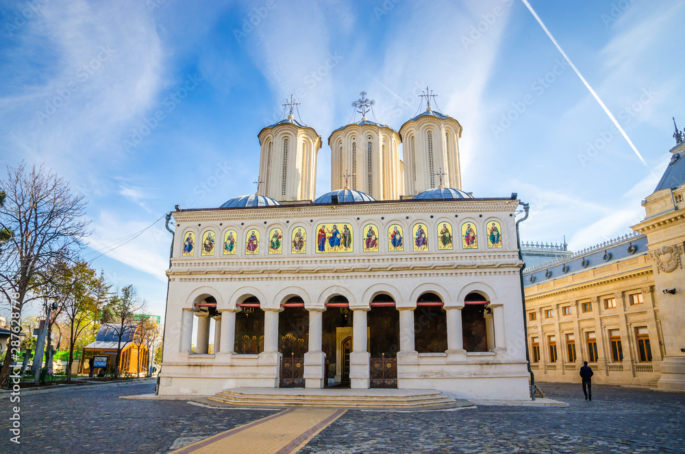Obraz na płótnie Orthodox Patriarchal Cathedral (Metropolitan Church) in Bucharest, Romania. w salonie