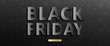 © marianna_p - Black horizontal banner for sales on Black Friday. Black friday 3d text. Vector banner for shop, web, store, business and other. Vector EPS 10