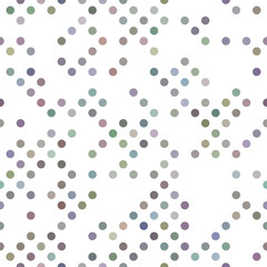 Aufkleber - Colorful seamless dot pattern background - vector graphic