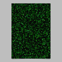 Poster - Geometric dot pattern background brochure template - vector illustration