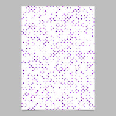 Poster - Abstract seamless dot pattern page template - vector graphic