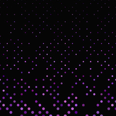 Poster - Abstract circle pattern - vector snowfall background graphic from dots