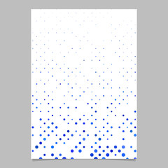 Poster - Abstract dot pattern background brochure template - vector graphic