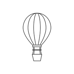 Sticker - balloon air hot flying icon