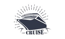 Sailing, Cruise, Ship, Sailing Boat Logo Vector