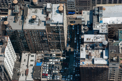 Vogelperspektive Auf Wolkenkratzer Und Hochhauser In Manhattan New York Buy This Stock Photo And Explore Similar Images At Adobe Stock Adobe Stock