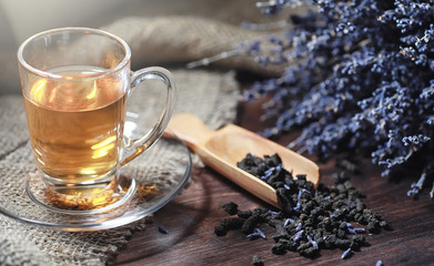 Wall Mural - Brewed tea on a serving table