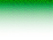 Vector Technology Background, 3D Effect, Green Binary Code Data Gradient Wallpaper.
