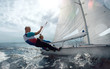 Leinwandbild Motiv  Sailing yacht race. Yachting. Sailing regatta.