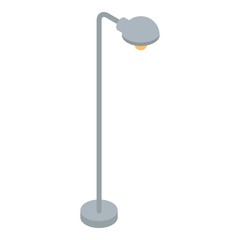 Poster - Room lamp icon. Isometric of room lamp vector icon for web design isolated on white background