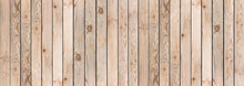 Wooden Board Background, Texture. Wooden Planks, Floor Or Wall, Banner