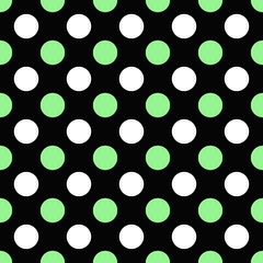 Poster - Geometrical seamless pattern - vector circle background illustration