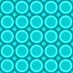 Poster - Abstract seamless circle pattern background - vector graphic design