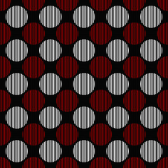 Poster - Abstract geometrical circle pattern background design - colored vector graphic