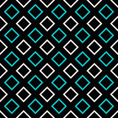 Poster - Simple seamless square pattern background design - color vector graphic